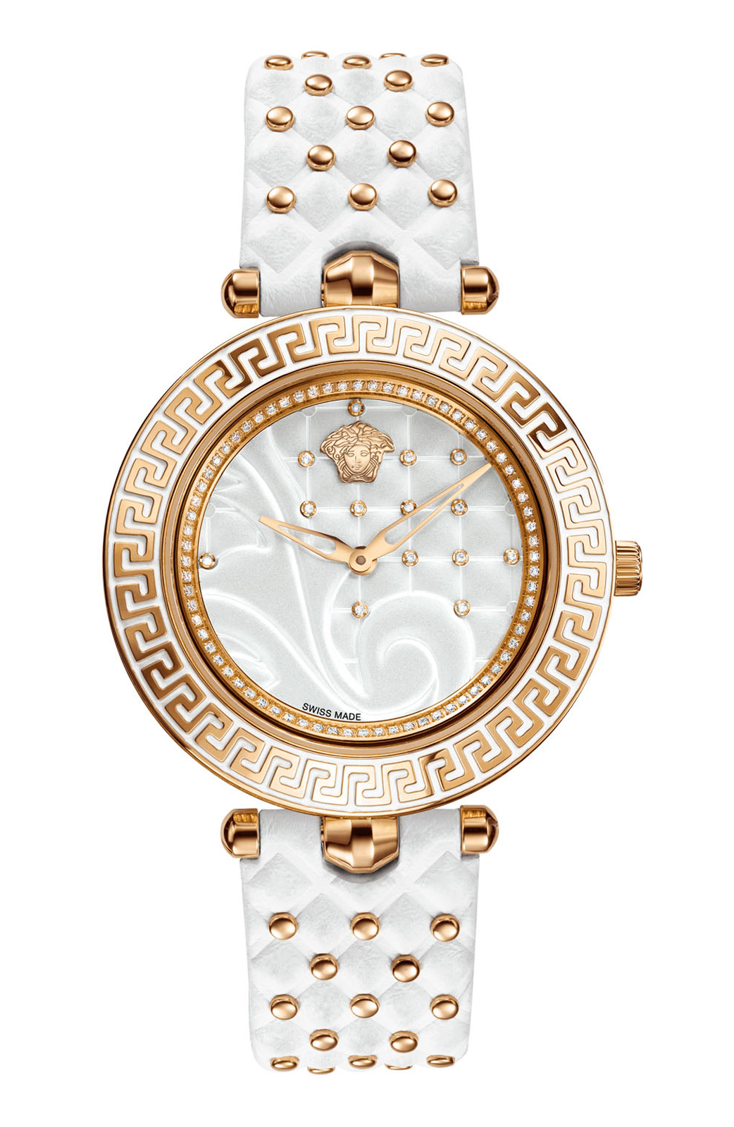 Versace QUARTZ watch 762.3 WHITE ENAMELED DIAL